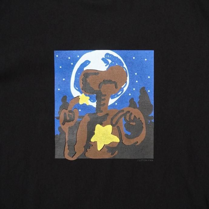 187305658 COTTON PAN / ET 半袖Tシャツ - BLACK ブラック 02