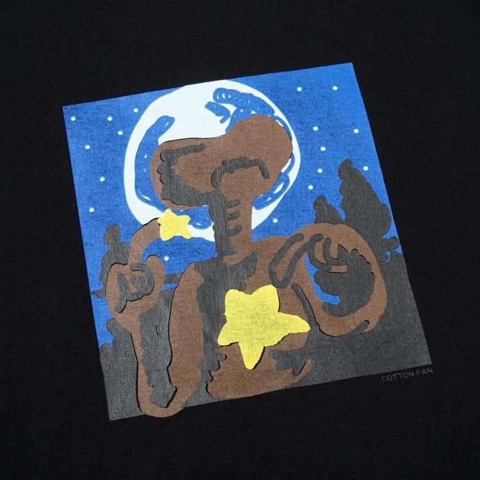 187305658 COTTON PAN / ET 半袖Tシャツ - BLACK ブラック 02