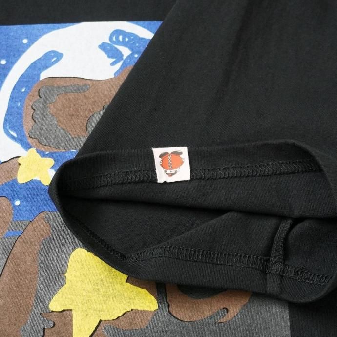 187305658 COTTON PAN / ET 半袖Tシャツ - BLACK ブラック 02