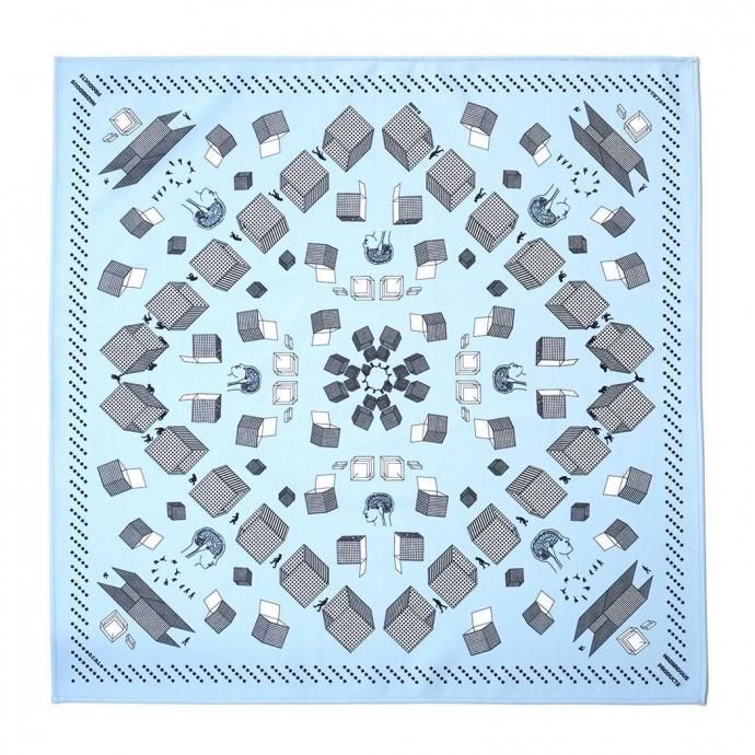 187359178 O-  / BANDANA O-S-27 Х - Saxe Blue å֥롼 02