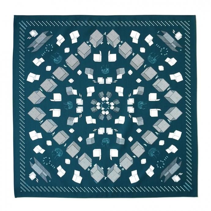187359195 O- オー / BANDANA O-S-27 バンダナ - Green グリーン 02