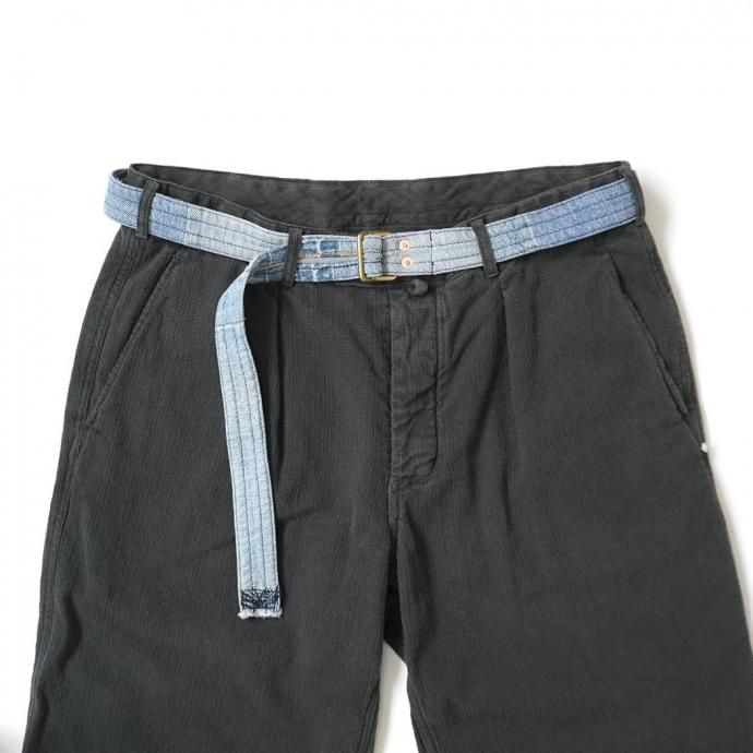 187450716 Hexico / CUSTOM W RING BELT - USED 501 MADE IN U.S.A. リメイクデニムベルト 03 02