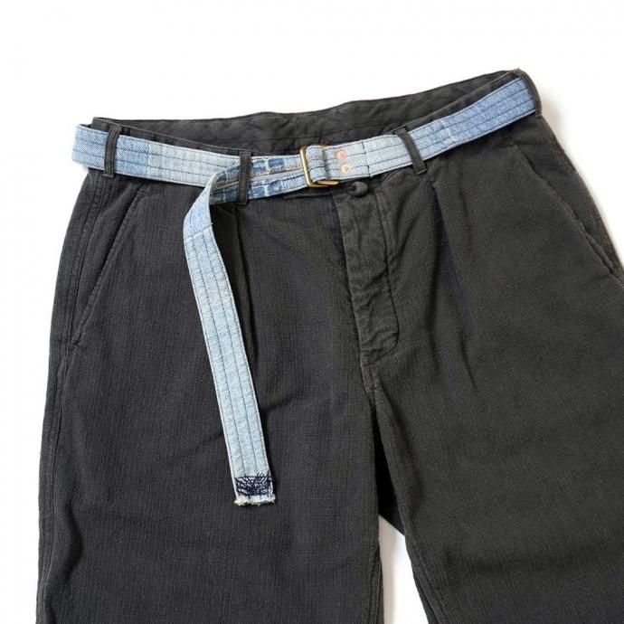187450716 Hexico / CUSTOM W RING BELT - USED 501 MADE IN U.S.A. リメイクデニムベルト 03 02
