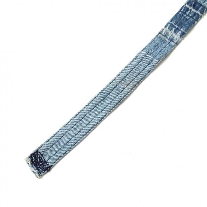 187450716 Hexico / CUSTOM W RING BELT - USED 501 MADE IN U.S.A. リメイクデニムベルト 03 02