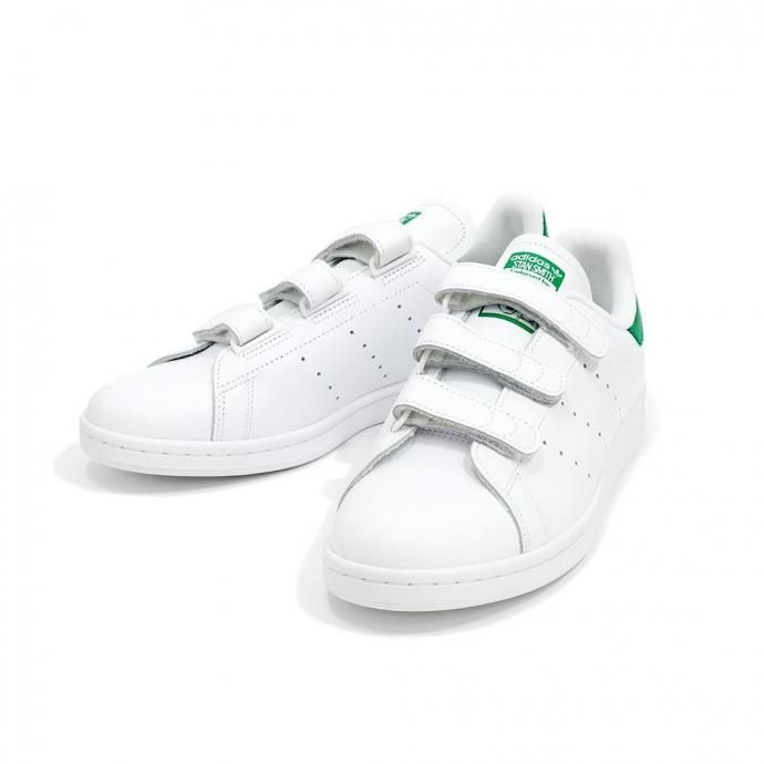 187461016 adidas / STAN SMITH CF アディダス スタンスミス コンフォート Cloud White / Cloud White / Green S75187 02
