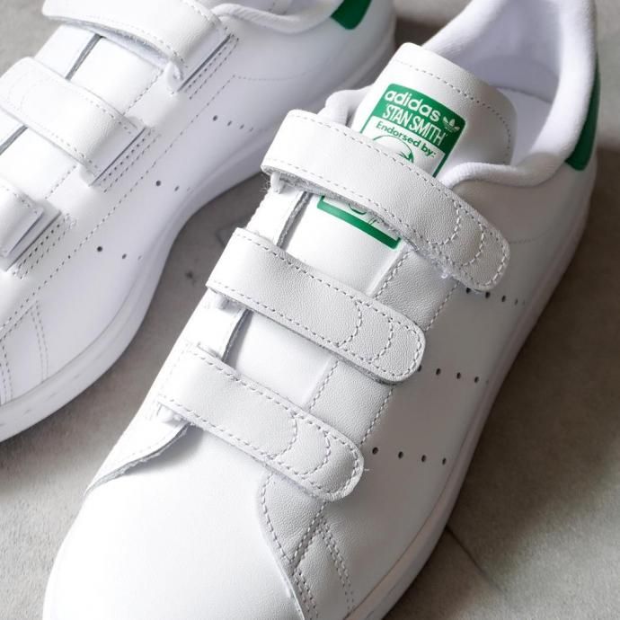187461016 adidas / STAN SMITH CF ǥ 󥹥ߥ ե Cloud White / Cloud White / Green S75187 02