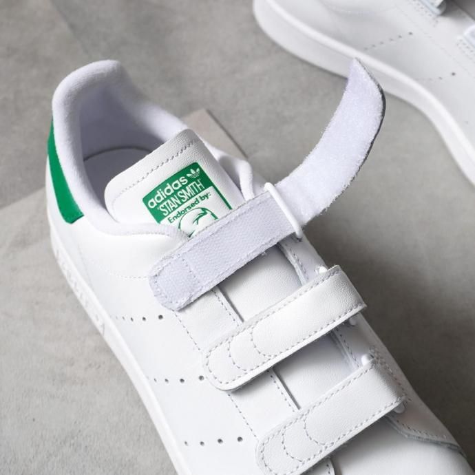 187461016 adidas / STAN SMITH CF ǥ 󥹥ߥ ե Cloud White / Cloud White / Green S75187 02