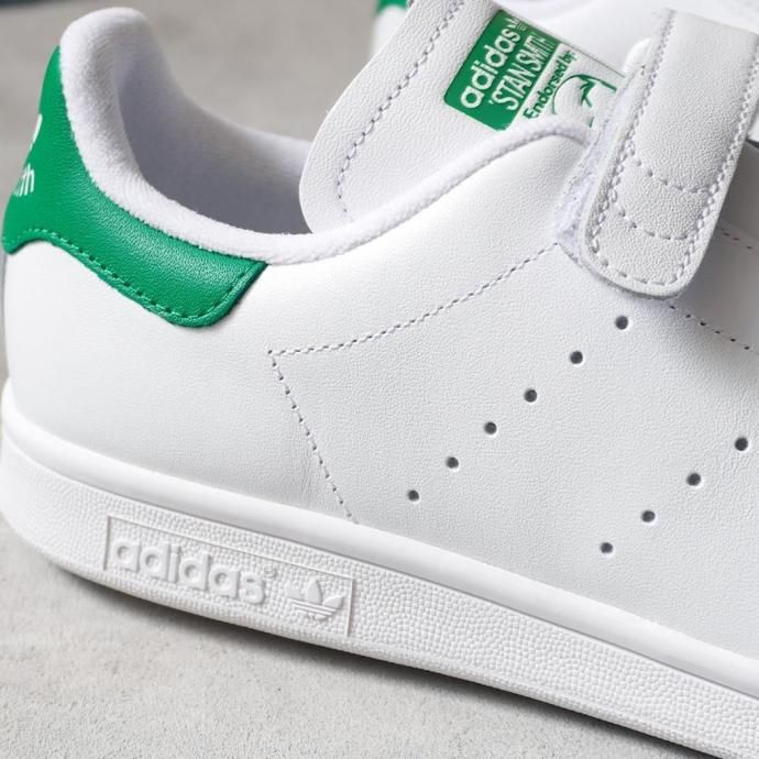 187461016 adidas / STAN SMITH CF アディダス スタンスミス コンフォート Cloud White / Cloud White / Green S75187 02