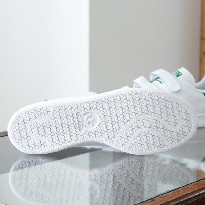 187461016 adidas / STAN SMITH CF アディダス スタンスミス コンフォート Cloud White / Cloud White / Green S75187 02