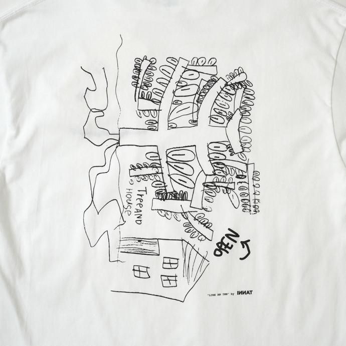 187802622 INNAT / TREE & HOUSE LS TEE - White 󥰥꡼T ۥ磻 INNAT08-C03 02