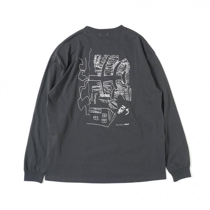 INNAT / TREE & HOUSE LS TEE - Black 󥰥꡼T ֥å INNAT08-C03