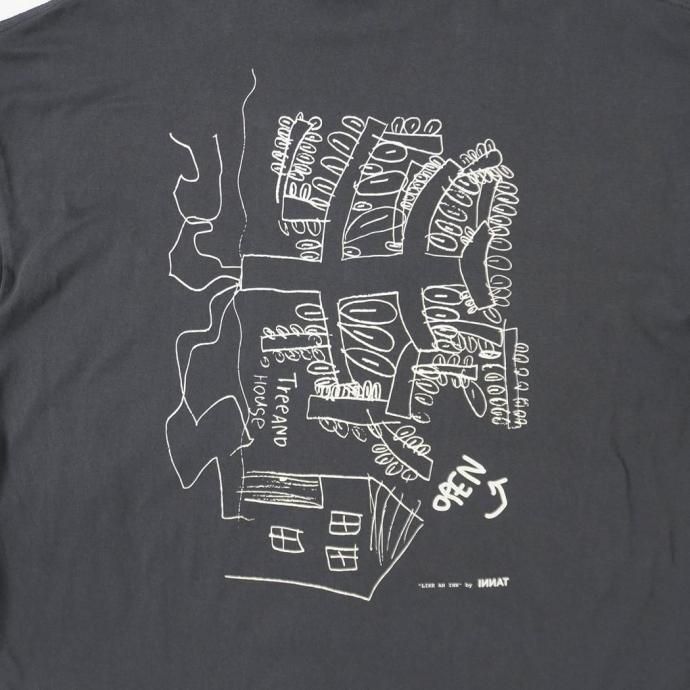 187802639 INNAT / TREE & HOUSE LS TEE - Black 󥰥꡼T ֥å INNAT08-C03 02