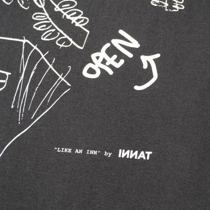 187802639 INNAT / TREE & HOUSE LS TEE - Black 󥰥꡼T ֥å INNAT08-C03 02