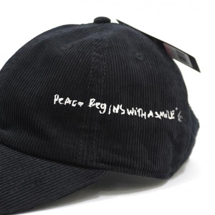 187803894 INNAT / EMBROIDERED CAP - Black コーデュロイキャップ ブラック INNAT08-A01 02