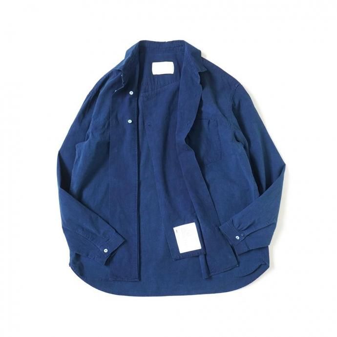 187807243 INNAT / HAND-DYED LOOSE BOX SHIRT - Indigo ǥ 롼ܥå INNAT08-S02B 02