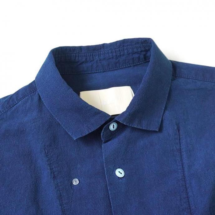 187807243 INNAT / HAND-DYED LOOSE BOX SHIRT - Indigo ǥ 롼ܥå INNAT08-S02B 02