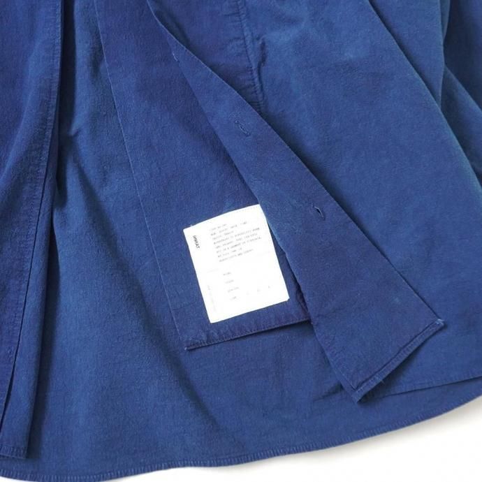 187807243 INNAT / HAND-DYED LOOSE BOX SHIRT - Indigo ǥ 롼ܥå INNAT08-S02B 02