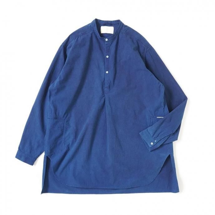 187807935 INNAT / HAND-DYED SLEEPING SHIRT - Indigo インディゴ スリーピングシャツ INNAT08-S03B 01