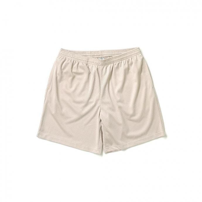187867068 MADE Blanks / Practice Mesh Shorts - Angora Tan メイドブランクス プラクティス メッシュショーツ タン 01
