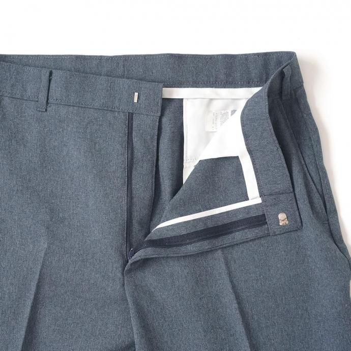 187893214 HEXICO / CUSTOM USED ACTION SLACKS TAPERED CINCH BUCKLE IRON 30s 7015 W40-W36 L29 ヘザーネイビー 02