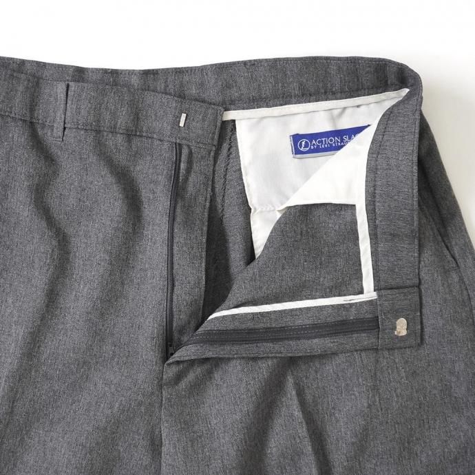 187893342 HEXICO / CUSTOM USED ACTION SLACKS TAPERED 7002 W40-W36 L29 ヘザーグレー リメイク アクションスラックス 02