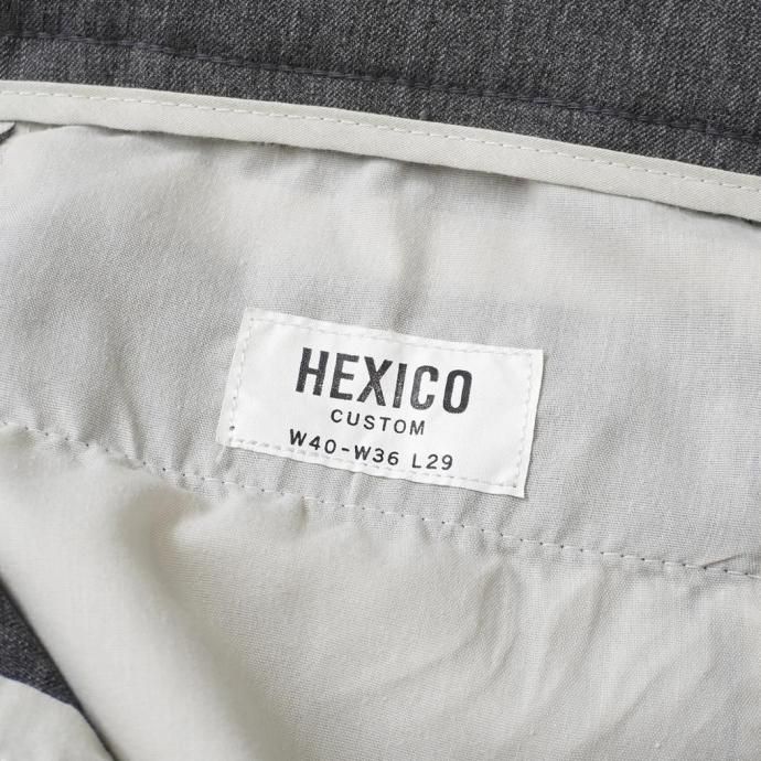 187893342 HEXICO / CUSTOM USED ACTION SLACKS TAPERED 7002 W40-W36 L29 ヘザーグレー リメイク アクションスラックス 02