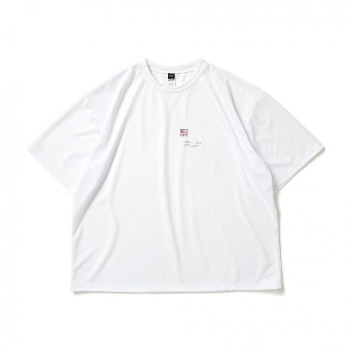 187915354 SMOKE T ONE / D-SPORT WEAR / HIGH MOCK DRY TEE - White 01