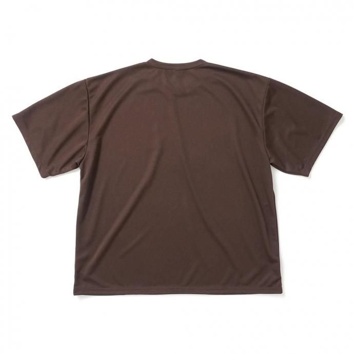 187915473 SMOKE T ONE / D-SPORT WEAR / HIGH MOCK DRY TEE - Brown 02