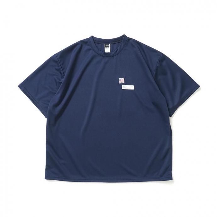 187915480 SMOKE T ONE / D-SPORT WEAR / HIGH MOCK DRY TEE - Navy 01