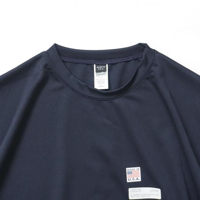 187915523 SMOKE T ONE / D-SPORT WEAR / HIGH MOCK DRY TEE - Dark Navy 02