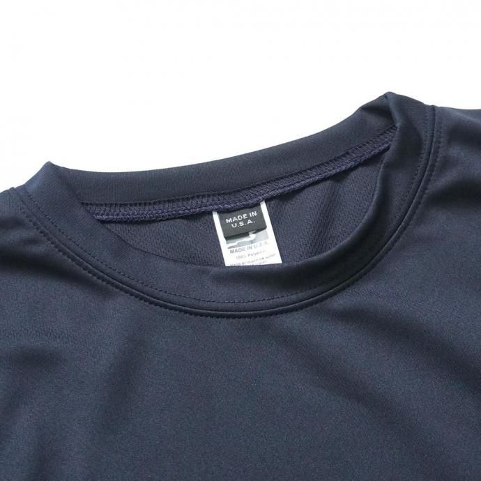 187915523 SMOKE T ONE / D-SPORT WEAR / HIGH MOCK DRY TEE - Dark Navy 02