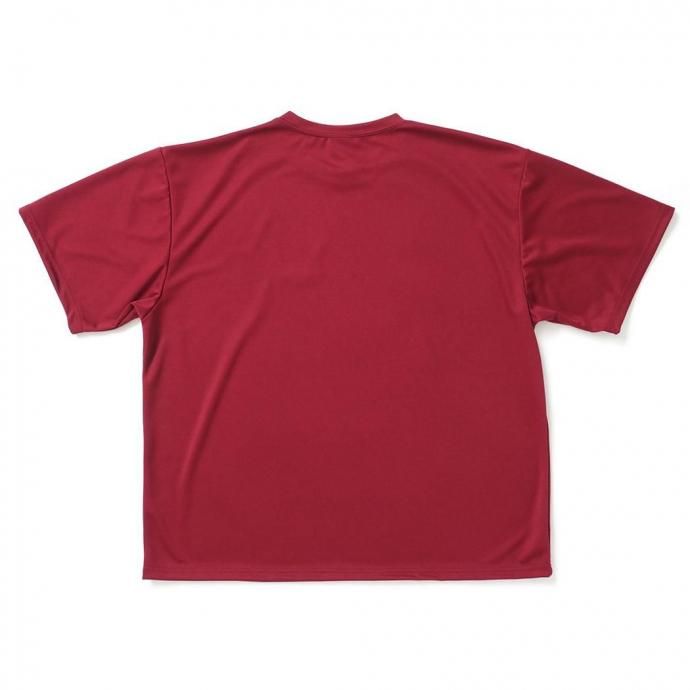 187915659 SMOKE T ONE / D-SPORT WEAR / HIGH MOCK DRY TEE - Cardinal 02