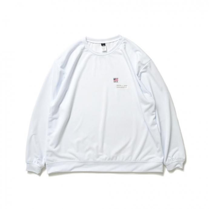 187915747 SMOKE T ONE / D-SPORT WEAR / HIGH MOCK DRY SWEATSHIRT - White 01