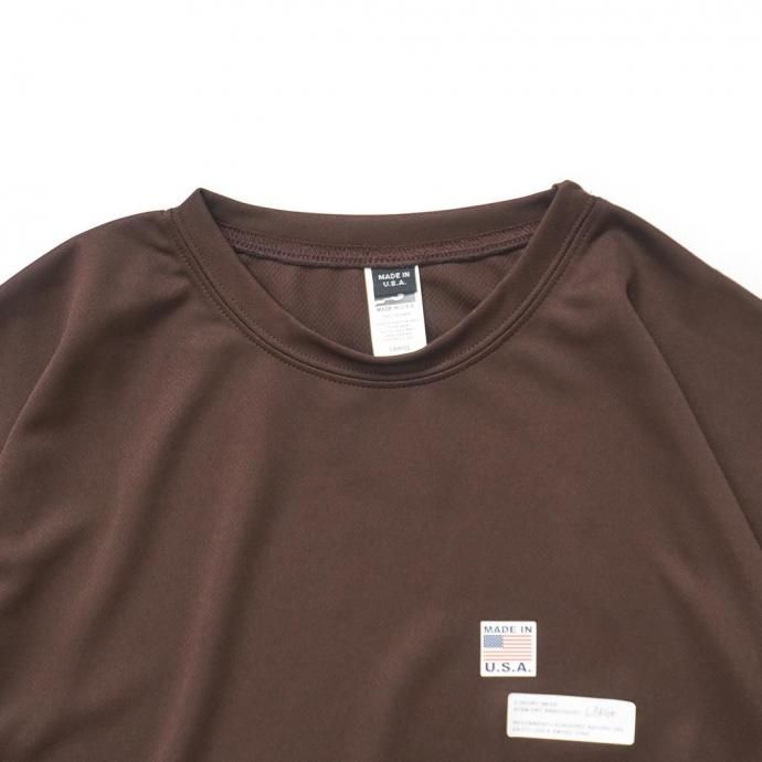 187915775 SMOKE T ONE / D-SPORT WEAR / HIGH MOCK DRY SWEATSHIRT - Brown 02