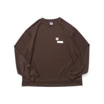 SMOKE T ONE / D-SPORT WEAR / HIGH MOCK DRY SWEATSHIRT - Brown