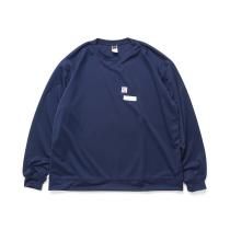 SMOKE T ONE / D-SPORT WEAR / HIGH MOCK DRY SWEATSHIRT - Navy