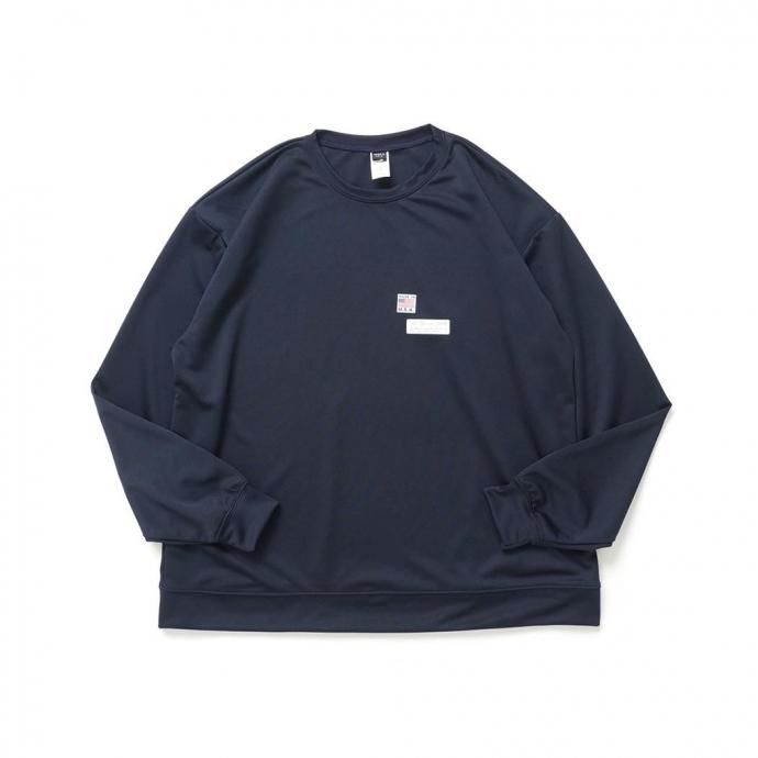 187915932 SMOKE T ONE / D-SPORT WEAR / HIGH MOCK DRY SWEATSHIRT - Dark Navy 01