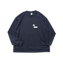 SMOKE T ONE / D-SPORT WEAR / HIGH MOCK DRY SWEATSHIRT - Dark Navy