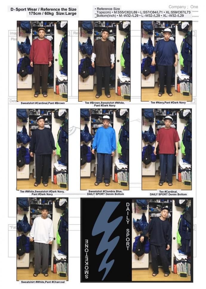 187915971 SMOKE T ONE / D-SPORT WEAR / HIGH MOCK DRY SWEATSHIRT - Cardinal 02