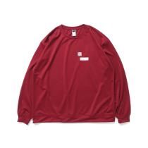 SMOKE T ONE / D-SPORT WEAR / HIGH MOCK DRY SWEATSHIRT - Cardinal