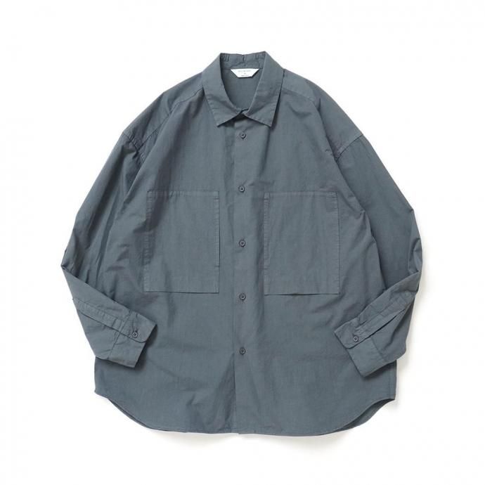 187964081 STILL BY HAND スティルバイハンド / SH01253 - BLUE GREY ガーメントダイ オーバーシャツ<img class='new_mark_img2' src='https://img.shop-pro.jp/img/new/icons47.gif' style='border:none;display:inline;margin:0px;padding:0px;width:auto;' /> 01