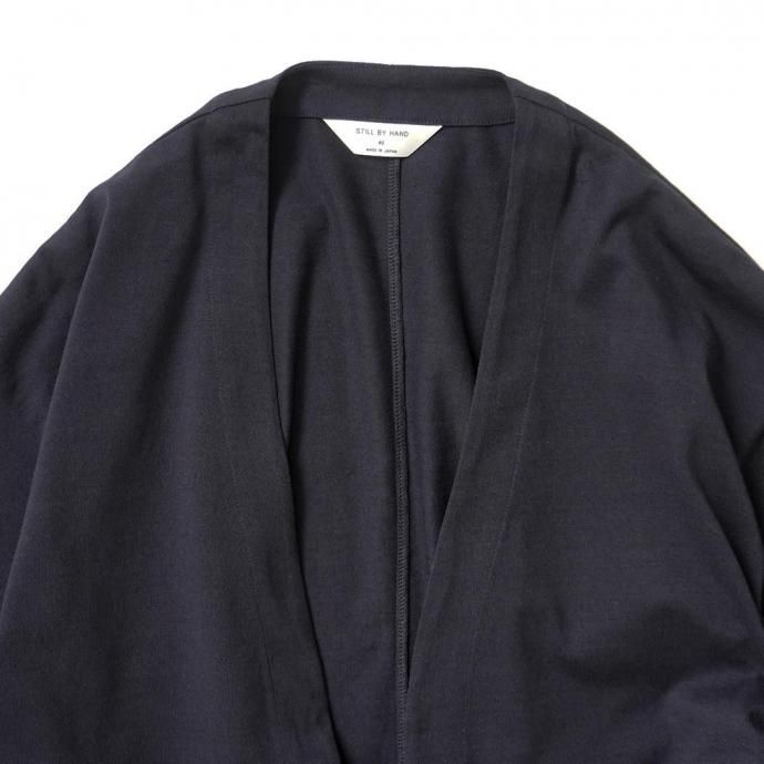 187965920 STILL BY HAND スティルバイハンド / CS07253 - BLACK NAVY ミックスカラー ボタンレスカーディガン<img class='new_mark_img2' src='https://img.shop-pro.jp/img/new/icons47.gif' style='border:none;display:inline;margin:0px;padding:0px;width:auto;' /> 02