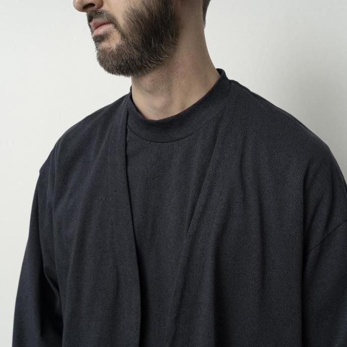 187965920 STILL BY HAND スティルバイハンド / CS07253 - BLACK NAVY ミックスカラー ボタンレスカーディガン<img class='new_mark_img2' src='https://img.shop-pro.jp/img/new/icons47.gif' style='border:none;display:inline;margin:0px;padding:0px;width:auto;' /> 02