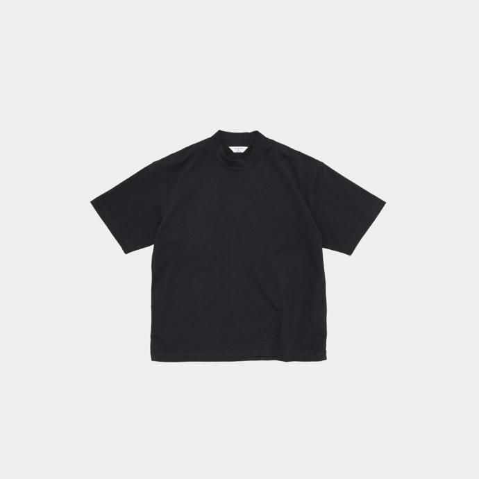 187965998 STILL BY HAND スティルバイハンド / CS06253 - BLACK NAVY ミックスカラー ハイネックTシャツ 01