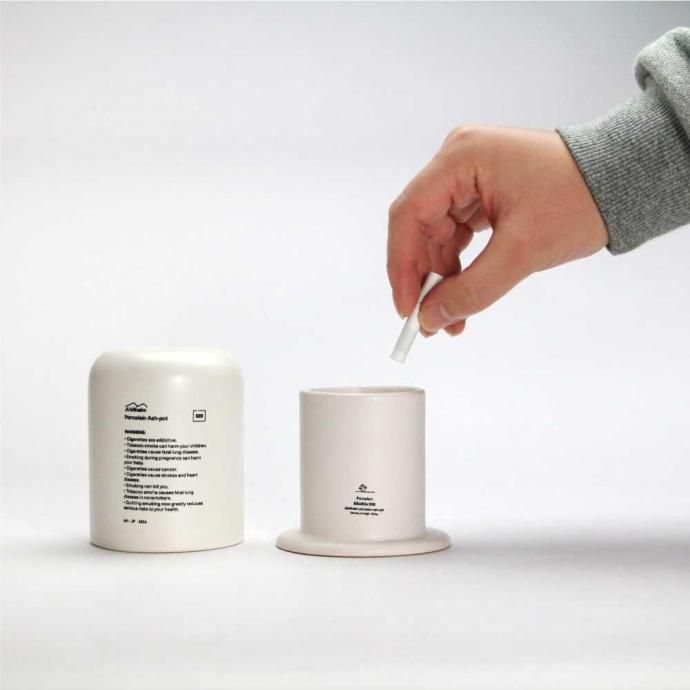  ANAheim Porcelain Ash-Pot - Ivory ʥϥ  ݡ åݥå 02