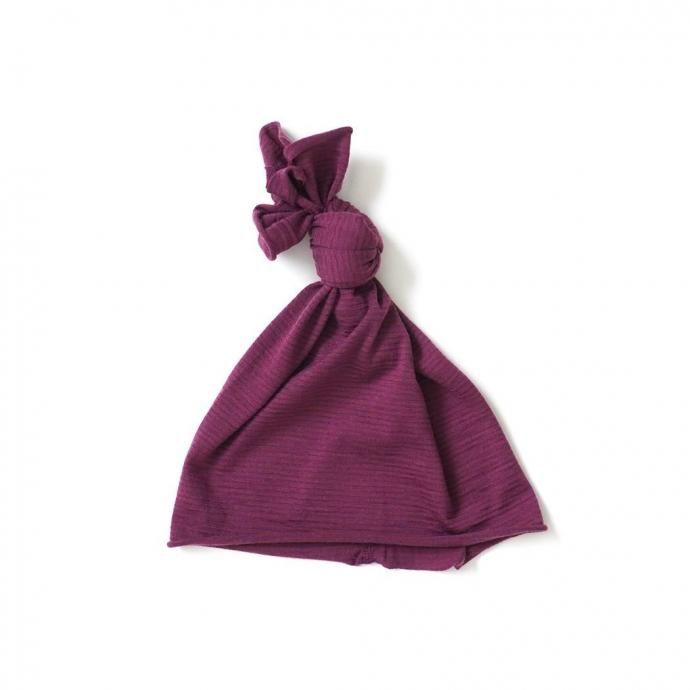 188230574 O- オー / MERINO TUBE - Bordeaux Purple Stripe メリノチューブ O-W-23 02