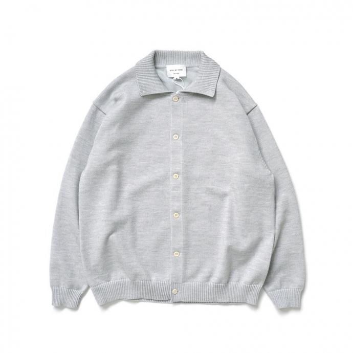 188307163 STILL BY HAND スティルバイハンド / KN05253 - LIGHT GREY 10Gニット ポロカーディガン<img class='new_mark_img2' src='https://img.shop-pro.jp/img/new/icons47.gif' style='border:none;display:inline;margin:0px;padding:0px;width:auto;' /> 01