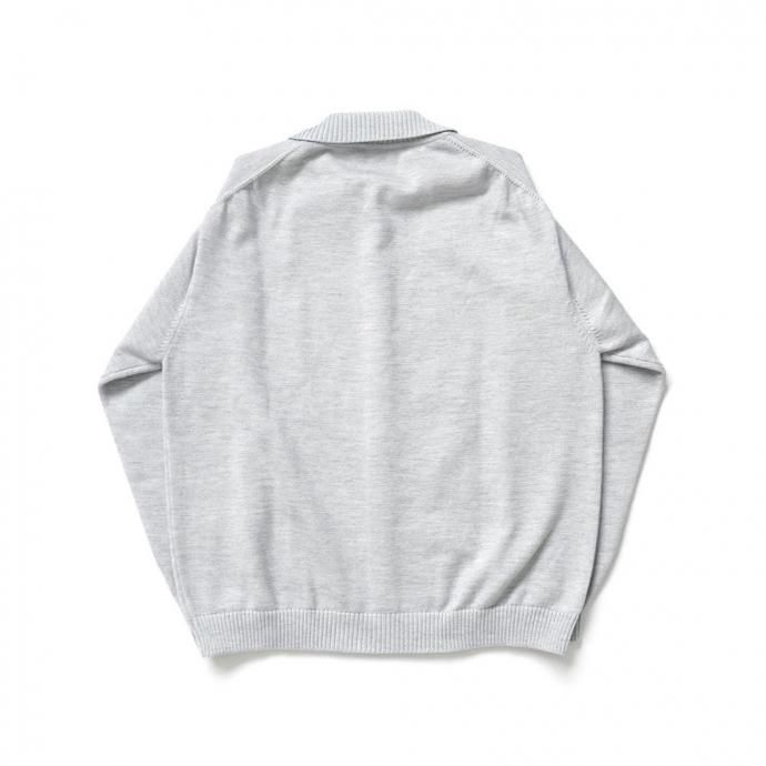 188307163 STILL BY HAND スティルバイハンド / KN05253 - LIGHT GREY 10Gニット ポロカーディガン<img class='new_mark_img2' src='https://img.shop-pro.jp/img/new/icons47.gif' style='border:none;display:inline;margin:0px;padding:0px;width:auto;' /> 02