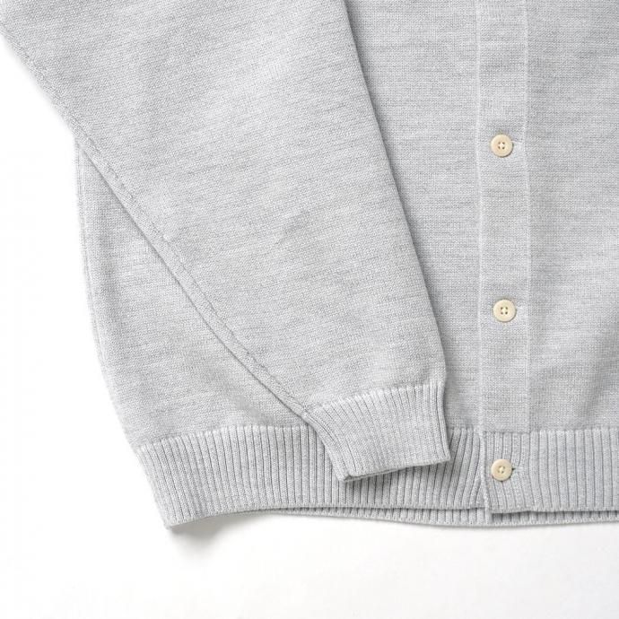 188307163 STILL BY HAND スティルバイハンド / KN05253 - LIGHT GREY 10Gニット ポロカーディガン<img class='new_mark_img2' src='https://img.shop-pro.jp/img/new/icons47.gif' style='border:none;display:inline;margin:0px;padding:0px;width:auto;' /> 02