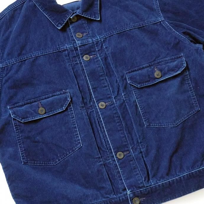 188439055 INNAT / INDIGO TYPE-2 TRUCKER JACKET - Indigo コーデュロイ トラッカージャケット INNAT08-J04A 02
